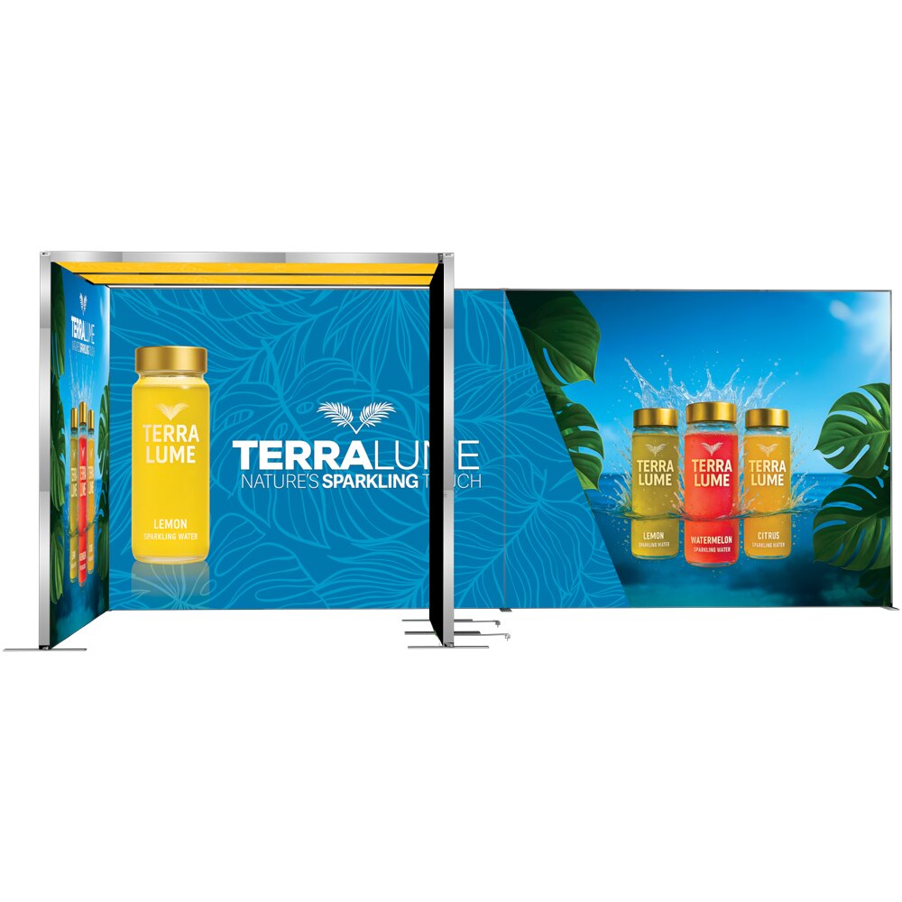 Showbird 65 20 x 10 Configuration J — Single Sided Graphic Package